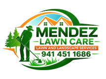 Mendez Lawn Care Sticky Logo